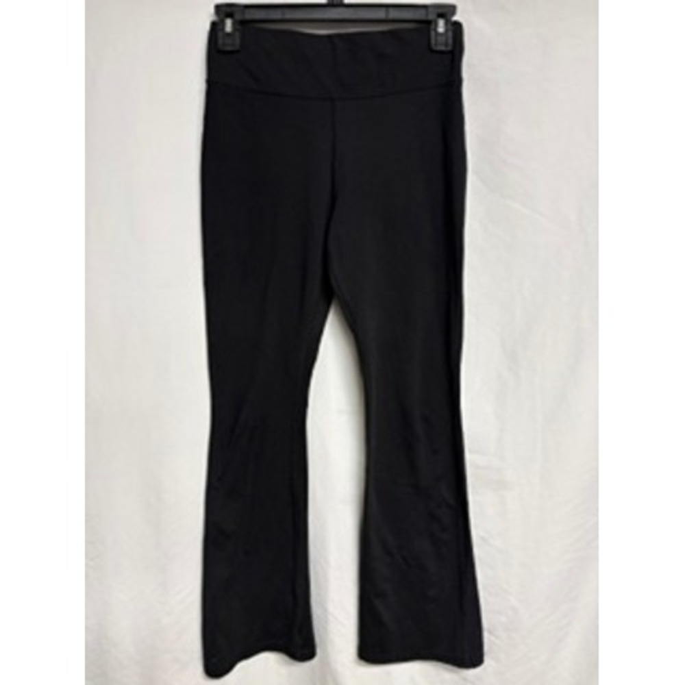 Xersion Quick-Dri Girls Black Flare Leg Yoga Pants Athletic Leggings Size L 14